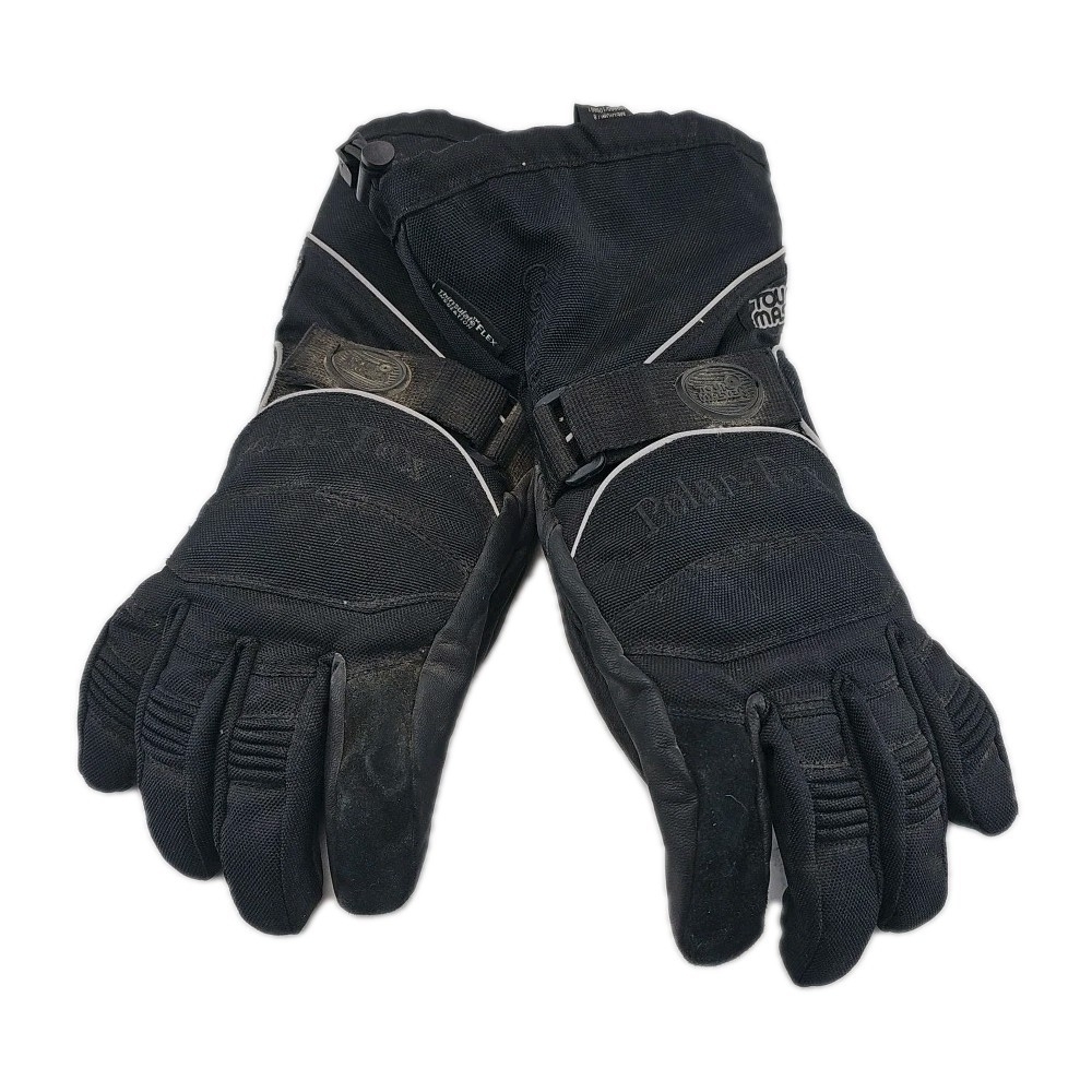 Tour Master Motorcycle Gloves Size Medium Polortex Women's Eight Black